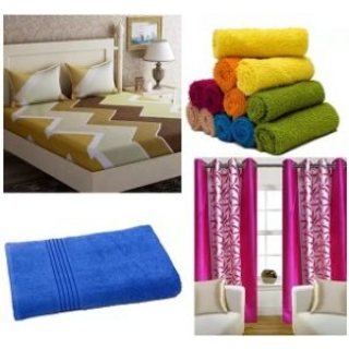 Bedsheet, Curtains & More Under from Rs 499  at Amazon